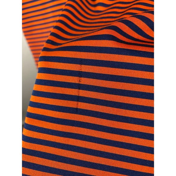 RALPH‎ LAUREN RLX Mens Orange/Blue S/S Polo Shirt XL 1965 golf emblem - flawed - Picture 8 of 9
